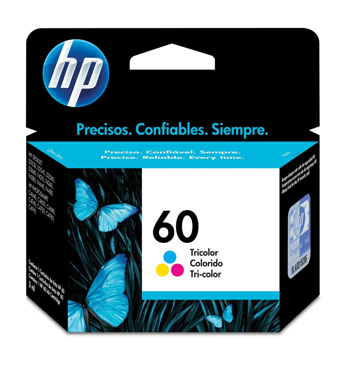 Tinta HP 60 Tricolor CC643WL