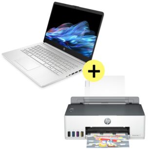 Laptop HP 14-dq6210la + Impresora HP Smart Tank 210 - 14" - ‌Natural silver (HP14210)