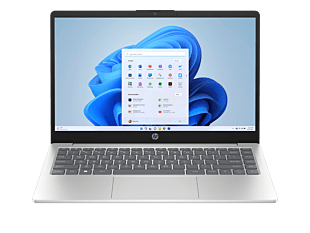 Laptop HP 14-em0251la, AMD Ryzen 5, 8 GB RAM, 512 GB SSD, 14" FHD, Windows 11 Home - 14" - Plateado natural (B9TM0LA)