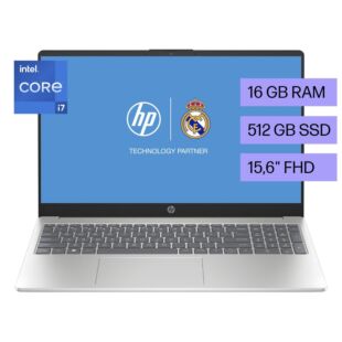 Laptop HP 15-fd0274la, Intel Core i7, 16 GB RAM, 512 GB SSD, 15.6" FHD, Windows 11 Home Single Language - 15.6" - Cubierta dorada cálida, base y marco de teclado en plata natural (B9TY9LA)