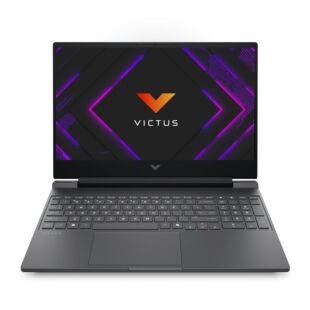 Laptop HP Gaming Victus 15-fa2012la, Intel Core i7, 16 GB RAM, NVIDIA GeForce RTX 4050, 1 TB SSD, 15.6" FHD 144 Hz, Windows 11 Home - 15.6" - Plata mica, logotipo cromado negro (BA1U3LA)