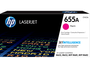 Cartucho de Tóner HP 655A Magenta Alto Rendimiento LaserJet Original (CF453A) - Center facing