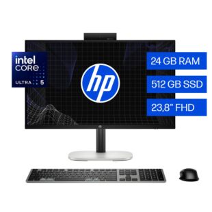All-in-One HP ProStudio 4 AI G1i , Intel Core Ultra 5, 24 GB RAM, 512 GB SSD, 23.8" FHD, Windows 11 Pro - 23.8-inch (60.45 cm) -  (CL7U5LT)