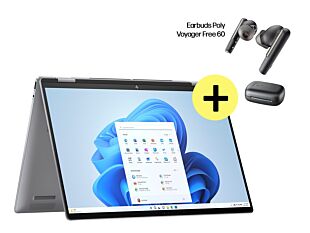 Laptop HP Envy x360 2-in-16-ad0003la, AMD Ryzen 7, 16 GB, 1 TB SSD, 16, Pantalla táctil, 3K Windows 11 Home + Earbuds Poly Voyager Free 60 UC - 16" - Aluminio de color plata natural (A4CJ0LA)