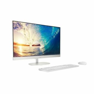 All-in-One HP 24-cr0232la PC, Windows 11 Home Single Language, 23.8", AMD Ryzen™ 3, 8GB RAM, 512GB SSD, FHD, Blanco nácar - 23.8" - Blanco nácar (BA1V4LA)