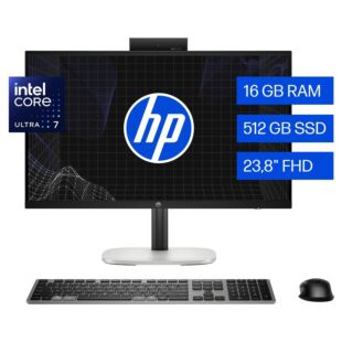 Todo-en-Uno HP ProStudio 4 G1i 23.8", AI PC, Windows 11 Pro, Intel® Core™ Ultra 7, 16GB RAM, 512GB SSD, FHD - 23.8-inch (60.45 cm) -  (BV9D9LT)
