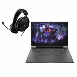 Laptop HP Gaming Victus 15-fb2002la + Audífonos HyperX Cloud Stinger 2 - 15.6" - Plata mica, logotipo cromado oscuro (HP-AA7M9LA)