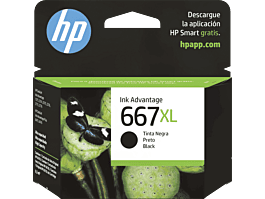 Cartucho de Tinta HP 667XL Negro Alto Rendimiento Advantage Original 