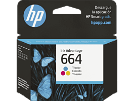 Cartucho de Tinta HP 664 Tricolor Original