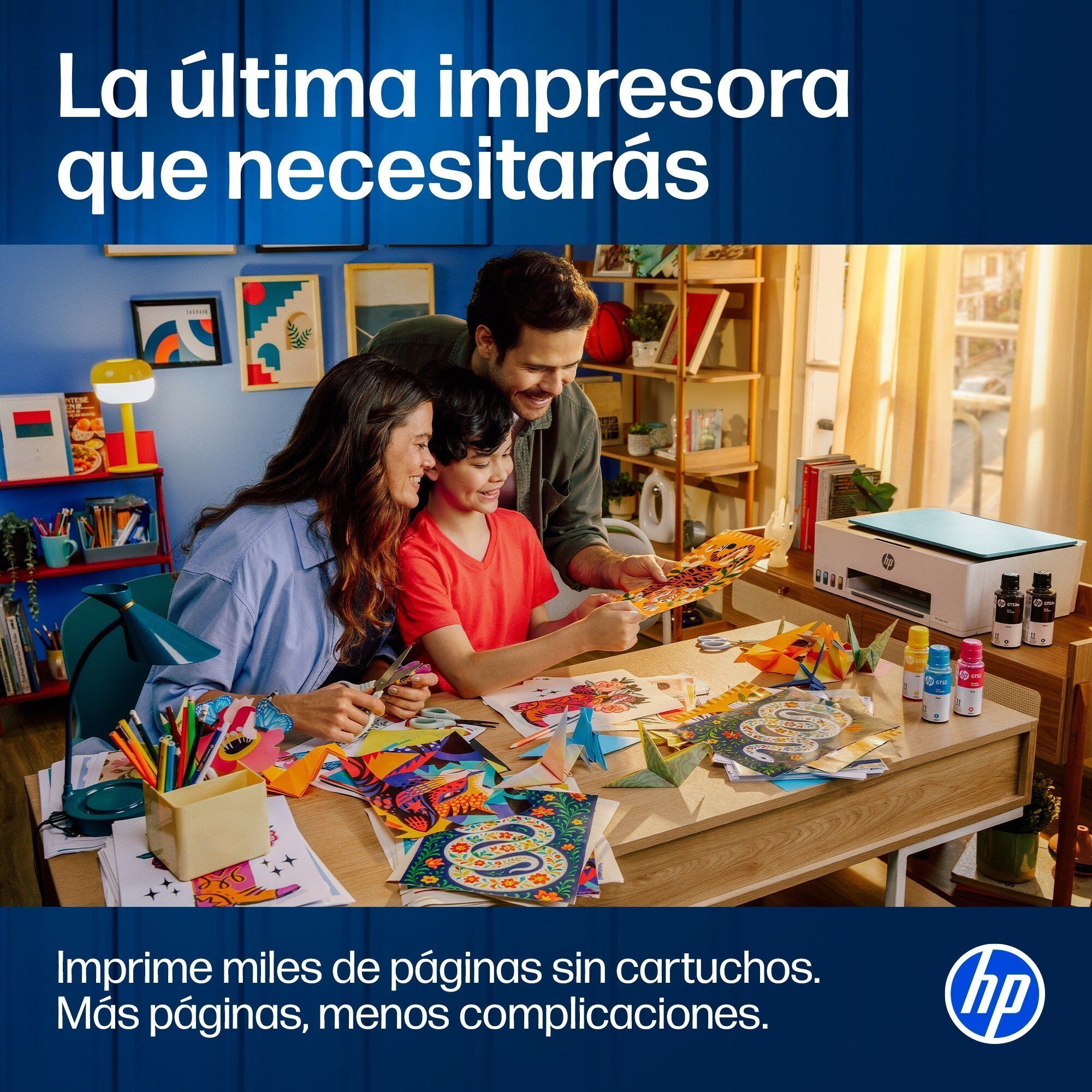 Impresora Multifuncional HP Smart Tank 585, Tinta Continua, Color, Wi-Fi, Smart App, Escaner, Copia (1F3Y4A) (1F3Y4A)