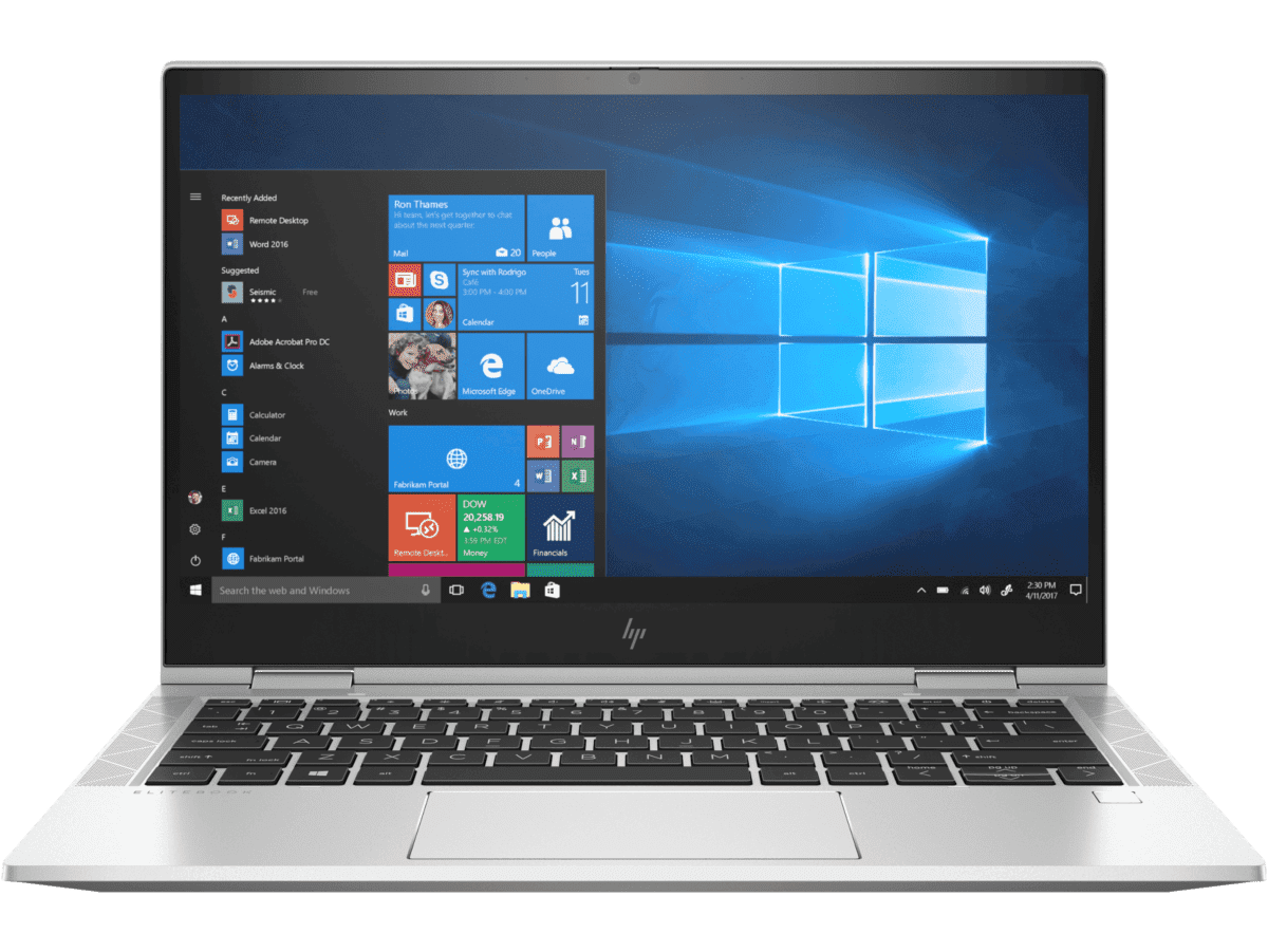 Laptop HP EliteBook x360 Convertible 830 G7 - 13.3" - (21H69LT) - Center facing