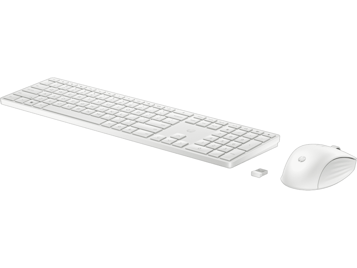 Teclado Y Mouse Inalambrico Blanco Hp Hp 650 Teclado Hp Blanco Usb
