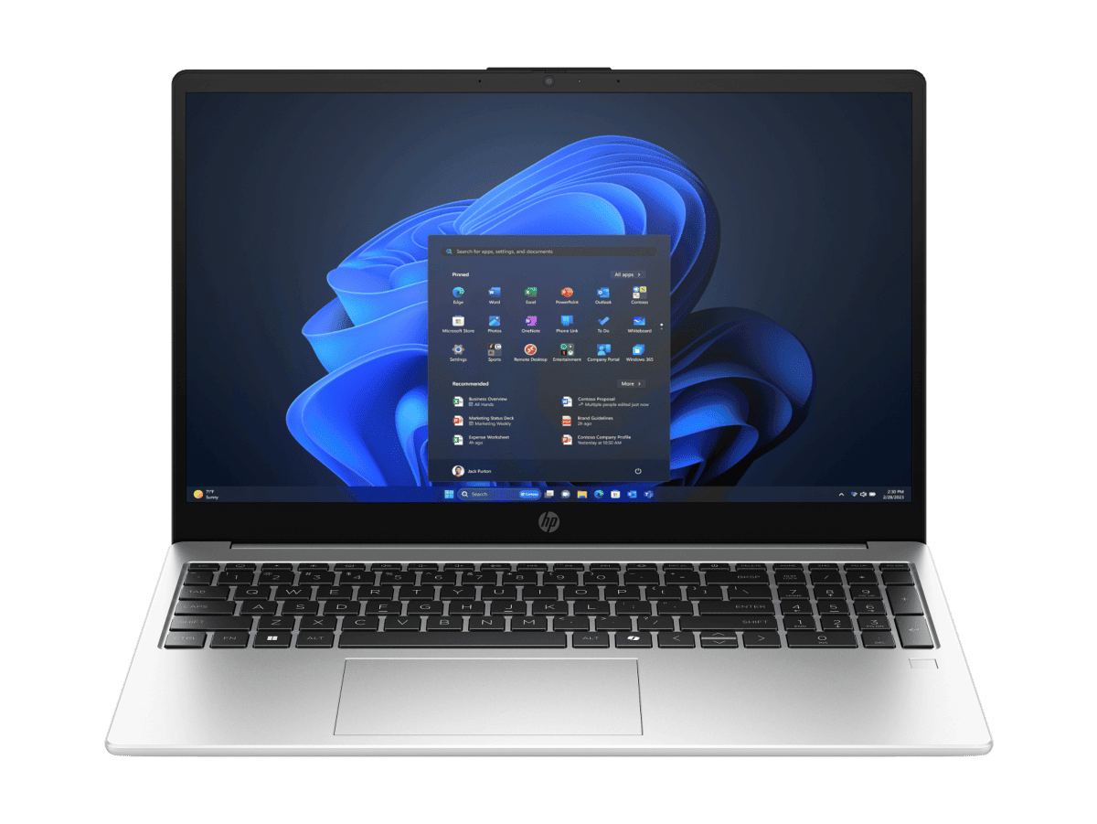 Laptop HP 255R, G10, 15.6", Windows 11 Home Single Language, AMD Ryzen™ 5, 8GB RAM, 512GB SSD, FHD, Plata turbo - 15.6" - Plata turbo (C7GN5AT)