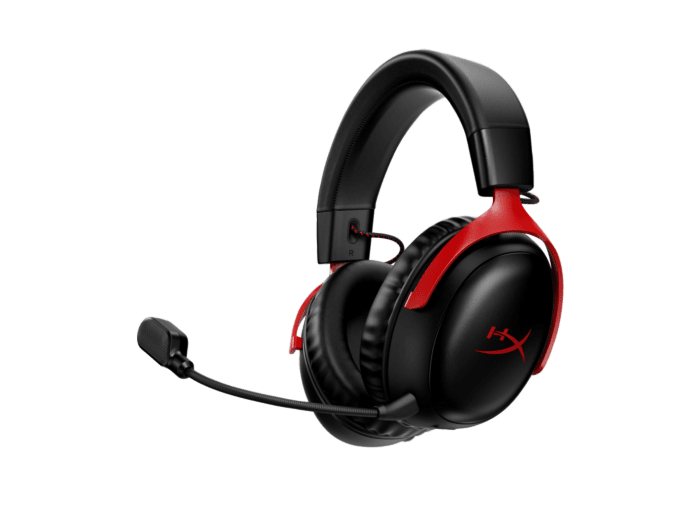 HyperX Cloud III inalámbrico - Auriculares para gaming, Negro-rojo, 77Z46AA (77Z46AA)