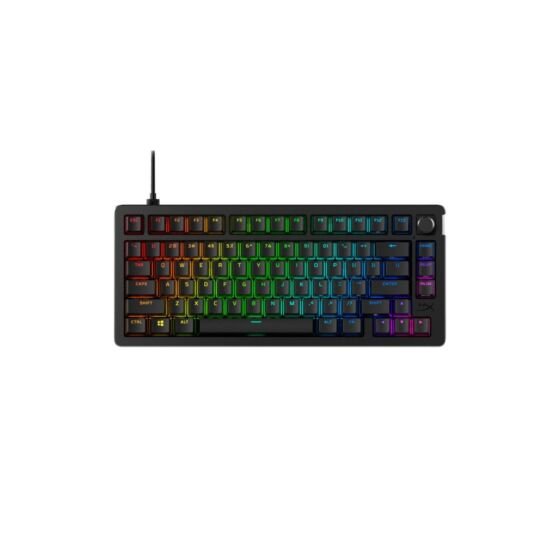 HyperX Alloy Rise 75 - Teclados gaming, Negro, 7G7A4AA (7G7A4AA)
