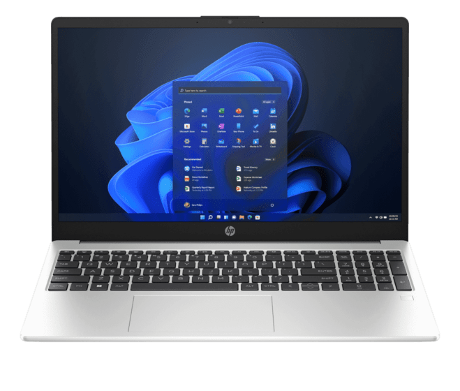 Laptop HP 250 G10, Intel Core™ i5, 8 GB RAM, 512 GB SSD, 15,6" FHD, Windows 11 Home Single Language - 15.6" - Plata turbo (B5UZ7AT)