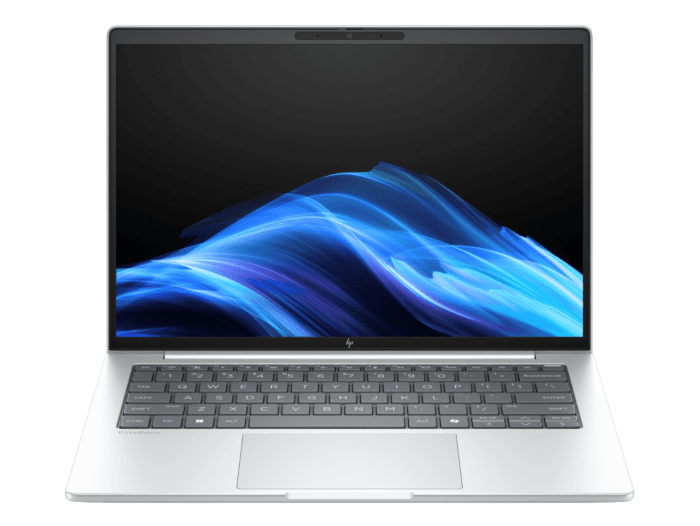 Laptop HP EliteBook 8 AIG1i, 14", Pantalla táctil, Windows 11 Pro, Intel® Core™ Ultra 7, 16GB RAM, 1TB SSD, WUXGA, Plata glaciar, AI PC - 14" - Aluminio plata glaciar (BS6H5LT)