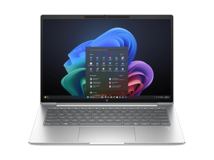 Laptop HP ProBook 4 G1q Next Gen AI PC, 14", Windows 11 Pro, Snapdragon X, 16 GB RAM, 512 GB SSD, C21TKAT - 14" - Aluminio plateado de color verdoso (C21TKAT)