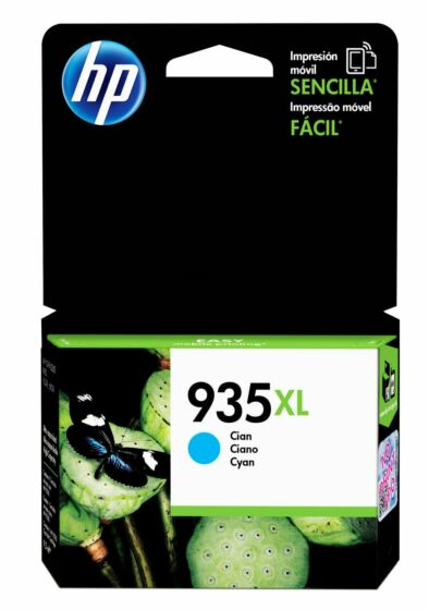 Cartucho de Tinta HP 935XL Cian Original (C2P24AL) - Center facing