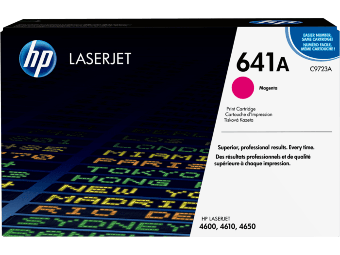 Cartucho de Tóner HP 641A Magenta LaserJet Original (C9723A) - Center facing