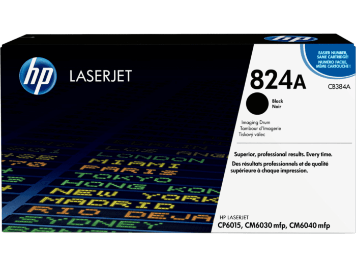Tambor de Creación de Imágenes Original HP LaserJet 824A Negro (CB384A) - Center facing