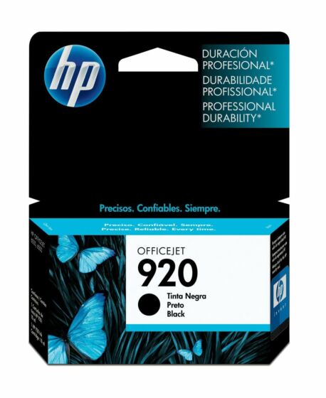 Cartucho de Tinta HP 920 Negra Original (CD971AL) - Center facing