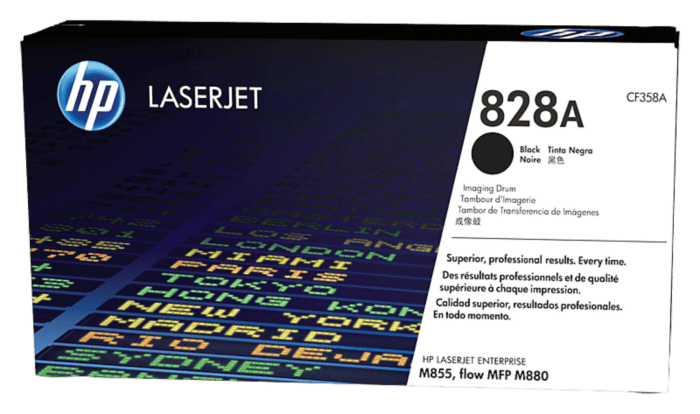 Tambor de Creación de Imágenes Original HP LaserJet 828A Negro (CF358A) - Center facing
