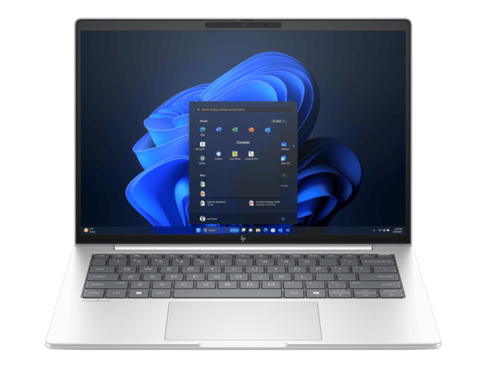 Laptop HP EliteBook 8 AIG1i, 14", Windows 11 Pro, Intel® Core™ Ultra 7, 24GB RAM, 1TB SSD, WUXGA, Plata glaciar, AI PC - 14" - Aluminio plata glaciar (CH0N7LT)