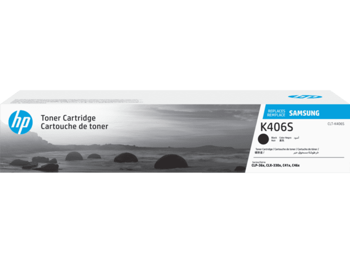 Cartucho de Tóner CLT-K406S Negro Samsung  (SU123A) - Center facing