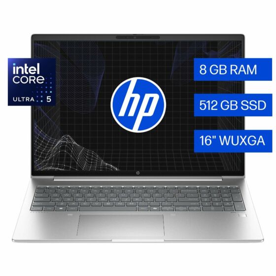 Laptop HP ProBook 460 G11, 16", Windows 11 Pro, Intel® Core™ Ultra 5, 8GB RAM, 512GB SSD - 16" - Plateado (A41YWLT)