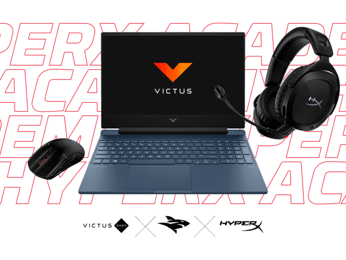 Laptop HP Victus Gaming 15-fa0000la + Audifonos Gaming Inalámbricos HyperX Cloud Stinger 2 + Mouse Gaming Inalámbrico HyperX Pulsefire Haste 2 Negro (80M55LA-1)