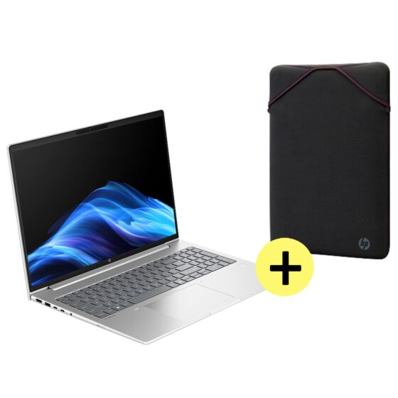 Laptop HP ProBook 4 G1iR + Funda HP 15 Protección Reversible (Gris/Malva) - 16" - Pike silver (CH0S5AT)