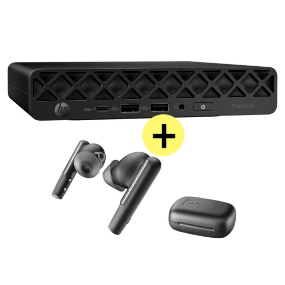 Desktop Mini HP ProDesk 4 AI G1i + HP Poly Earbuds Voyager Free 60 UC -  (CN4S5LT)