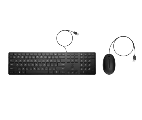 Mouse y teclado de escritorio HP 320MK con cable (9SR36UT)