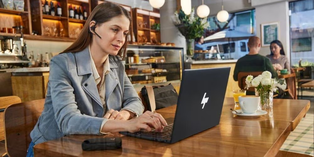 Laptop HP con seguridad biométrica para usuarios
