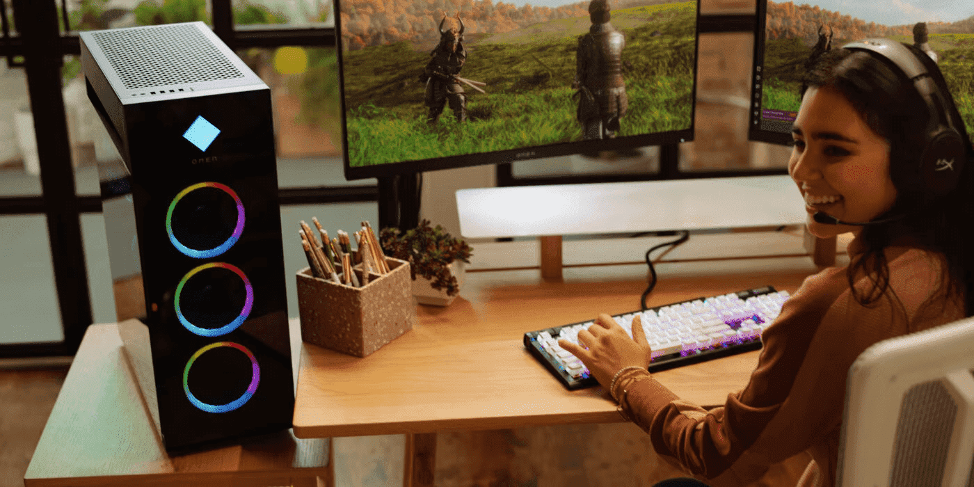 Configuración de monitores duales HP OMEN para gaming y productividad 