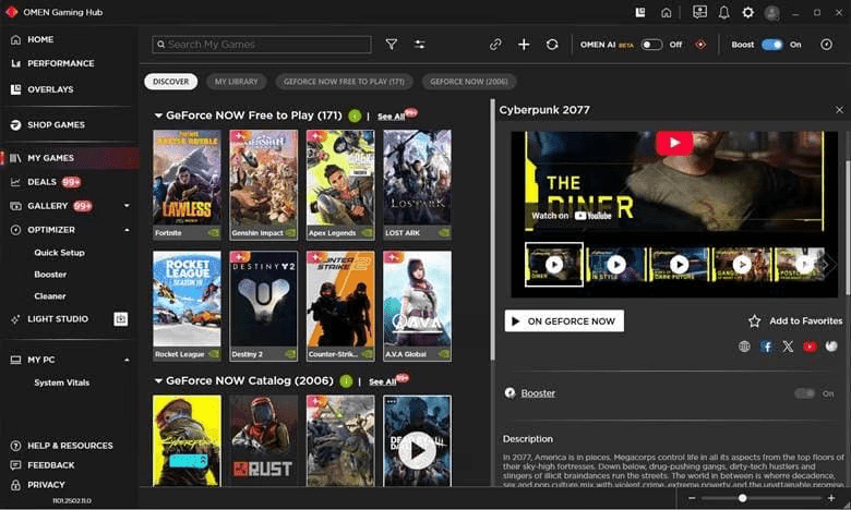Omen Gaming Hub