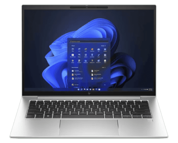 Laptop HP EliteBook 840 G10 para profesionales del dise&ntilde;o en movimiento.